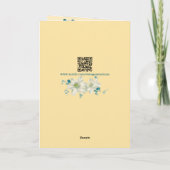 バスケットのヴィンテージ復活祭グリーティングカードの雛 シーズンカード (裏面)