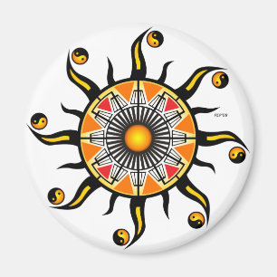 バスケットの太陽 マグネット