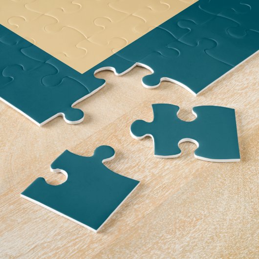 バスケットの子ガモ ヴィンテージ イースター インビテーション ジグソーパズル (側面)