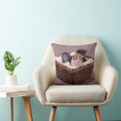 バスケットの子ネコ クッション (椅子)