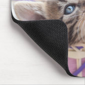 バスケットの子ネコ マウスパッド (コーナー)