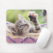 バスケットの子ネコ マウスパッド (マウス)