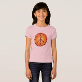 バスケットの平和 Tシャツ (正面フル)