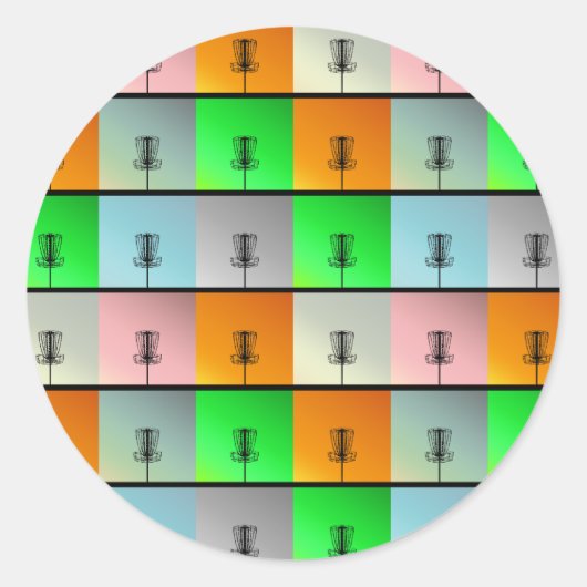 バスケットの束 ラウンドシール (正面)