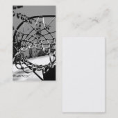 バスケットの球のインターネット・ビジネスカード 名刺 (正面/裏面)