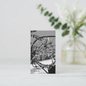 バスケットの球のインターネット・ビジネスカード 名刺 (スタンド正面)