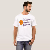 バスケットの球の女の子 Tシャツ (正面フル)