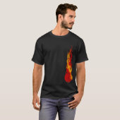 バスケットの球のFireballerのTシャツ Tシャツ (正面フル)