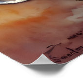 バスケットを着た衣装を着たアフリカ人女性 ポスター (角)