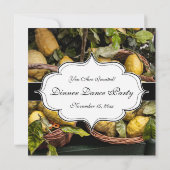 バスケットイタリアンの中のレモン 招待状 (裏面)