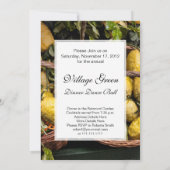 バスケットイタリアンの中のレモン 招待状 (裏面)