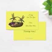 バスケットギフトカーパーソナライズされたドラベルのトンボ (デスク)