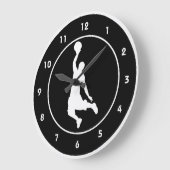 バスケットデザインの壁掛け時計 ラージ壁時計 (傾斜)