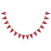 バスケットボパーソナライズされたールハッピーバースデー バンティングフラッグ (全)