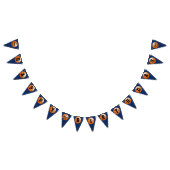 バスケットボパーソナライズされたールハッピーバースデー バンティングフラッグ (全)