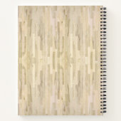 バスケットボパーソナライズされたール名 ノートブック (裏面)