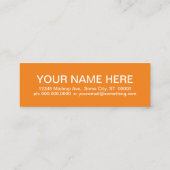 バスケットボモダンール（マス）ミニ名刺 スキニー名刺 (裏面)