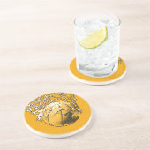 バスケットボーポップ・アートのルアート コースター (側面)