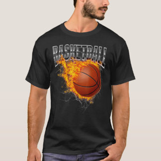 バスケットボーラー バスケットボール フープ ダンキング バスケットボール フープ Tシャツ