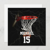 バスケットボールあなたの名前とナンバーアートをポップ・アートの追加 シーズンカード (正面/裏面)