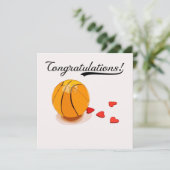 バスケットボールおめでとうございます カード (スタンド正面)