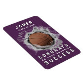 バスケットボールおめでとうマグネット マグネット (右側)