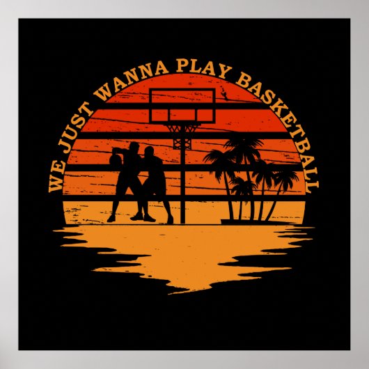 バスケットボールおもしろいことわざ ポスター (正面)