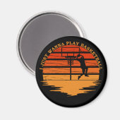 バスケットボールおもしろい諺 マグネット (正面/裏面)