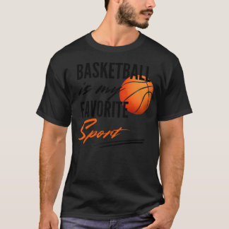 バスケットボールお気に入りのマイスポーツ Tシャツ