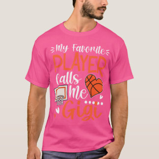 バスケットボールお気に入りの選手がギギと呼ぶ Tシャツ
