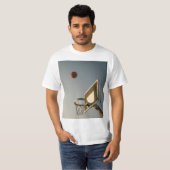 バスケットボールかわいらしギフト Tシャツ (正面フル)