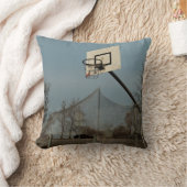 バスケットボールかわいらし クッション (ブランケット)