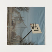 バスケットボールかわいらし タペストリー (正面(横))