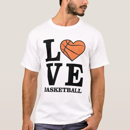バスケットボールが大好き Tシャツ (正面)