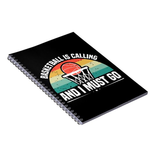 バスケットボールが電話で行かねばならない ノートブック (右側)