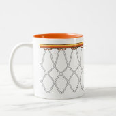 バスケットボールたがのNet_blackのoutline_corporateの広告宣伝 ツートーンマグカップ (左)