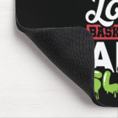 バスケットボールとスライムが大好きな女の子 マウスパッド (コーナー)