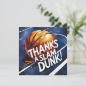 バスケットボールとボール ありがとうスラムダンク サンキューカード (スタンド正面)