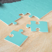 バスケットボールと遊んでいるかわいいベビーのペンギン ジグソーパズル (側面)