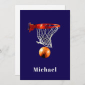 バスケットボールにあなたの名前を入れて シーズンカード (正面/裏面)