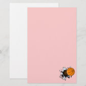 バスケットボールによる壊れ目 便箋 (正面/裏面)