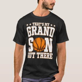 バスケットボールのおばあちゃんのデザイン Tシャツ