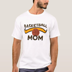 バスケットボールのお母さんのTシャツ Tシャツ
