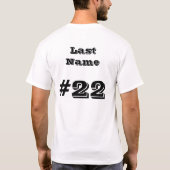 バスケットボールのお母さんのTシャツ Tシャツ (裏面)