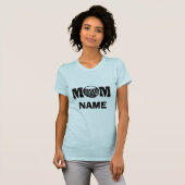 バスケットボールのお母さん(カスタマイズ) Tシャツ (正面フル)