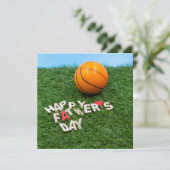 バスケットボールのお父様のデイカード カード (スタンド正面)