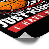 バスケットボールのない日は冗談みたいだ ポスター (角)