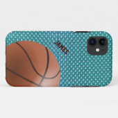 バスケットボールのカスタムなiPhone 5の場合 Case-Mate iPhoneケース (裏面(横))