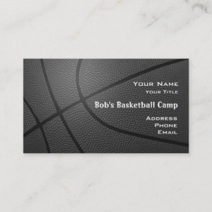 バスケットボールのキャンプcoach_textured look_hoop net2 名刺