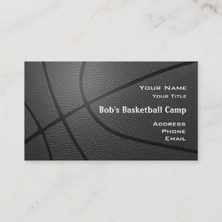 バスケットボールのキャンプcoach_textured look_hoop net2 名刺